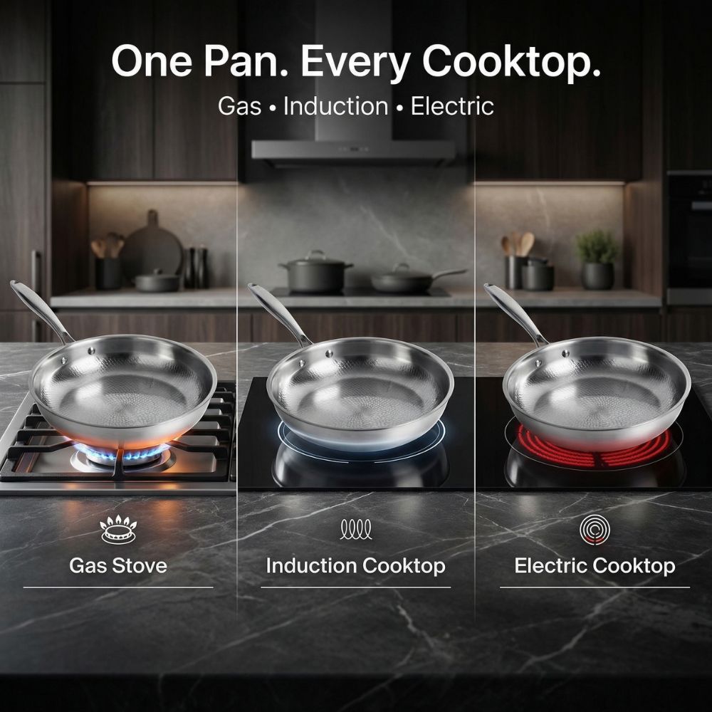 Pure Titanium Cookware Set Pro