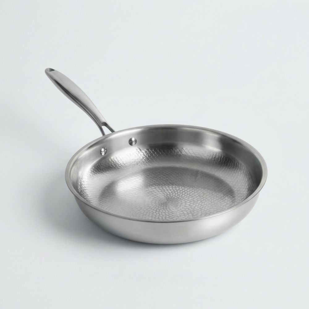 Pure Titanium Frying Pan | Hammered Precision